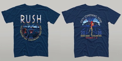Rush concert shirt cleveland - concert,