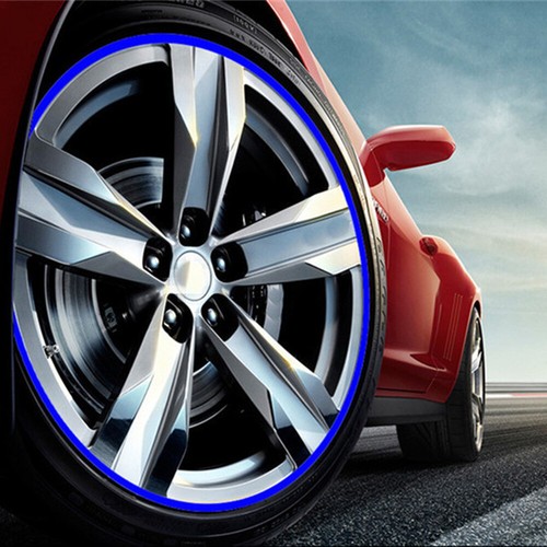 16x blue reflective motorcycle - blue,