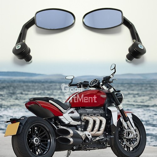 Oval handlebar rearview - 7/8",