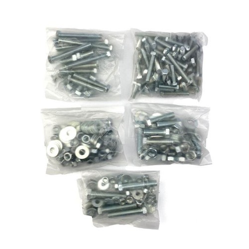 300 assorted universal bzp - bzp, hex