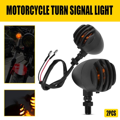 Black led bullet turn signals - led,