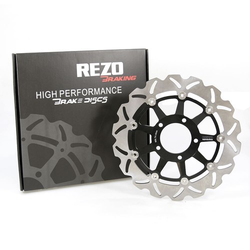 Rezo wavy front brake rotor - front,