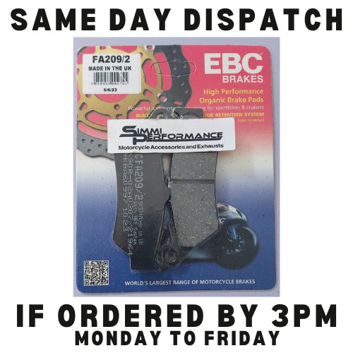 Ebc rear brake - pads, fits